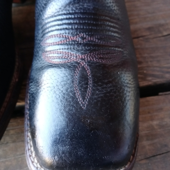 NOBLE OUTFITTERS Men's Operator Loader Square Toe Western Boots black leather Sz - Picture 5 of 10